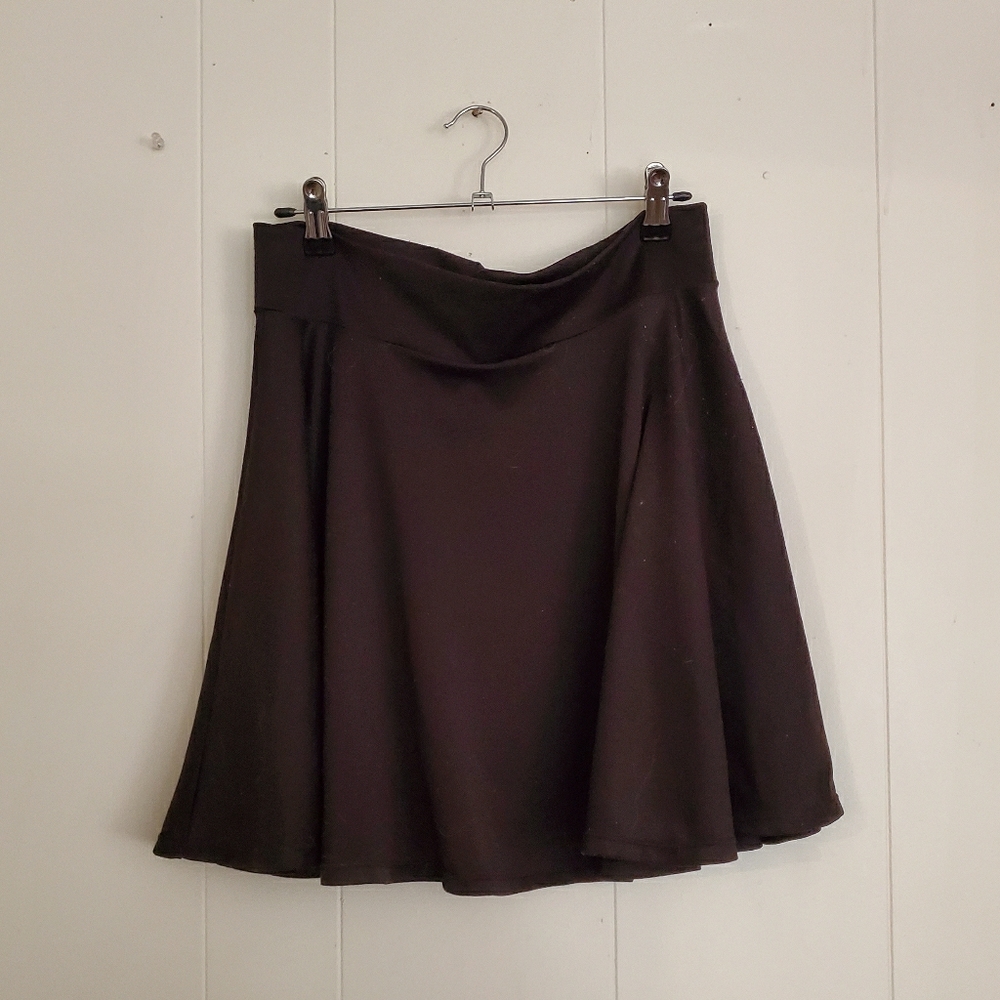 Black circle skirt